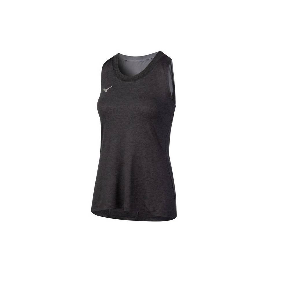 Camiseta De Tirantes Mizuno Alpha Mujer Negras Outlet COQY-63870